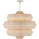 Antibes 3 Light 22.5 inch Bleached Natural/Snow White Chandelier Ceiling Light, Small