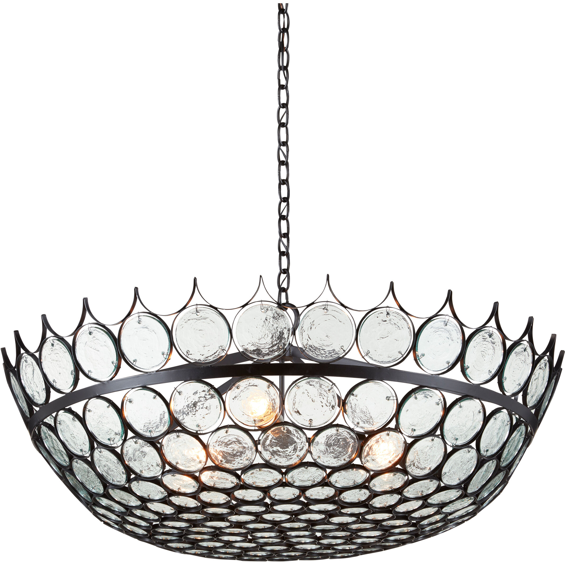 Augustus 3 Light 38.5 inch Bronze Chandelier Ceiling Light