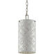 Ellison 1 Light 6.25 inch Pearl/Antique Silver Leaf Pendant Ceiling Light