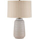 Owen 25.75 inch 150 watt Off-White/Light Brown/Antique Brass Table Lamp Portable Light