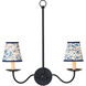 Marble Blue 5 inch Tapered Chandelier Shade