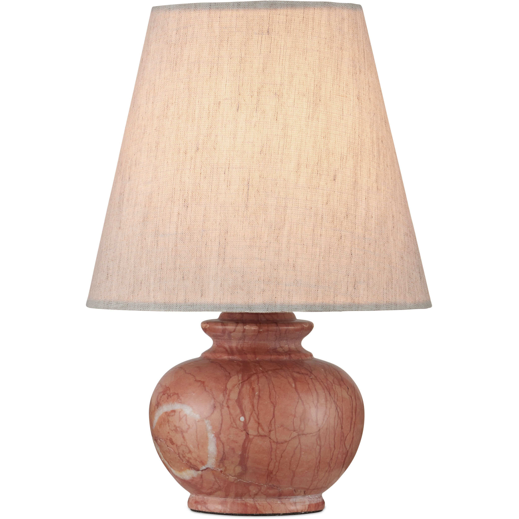Piccolo 9 inch 25.00 watt Natural Rose Mini Table Lamp Portable Light