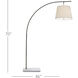 Cloister 70 inch 75 watt Oil Rubbed Bronze/White Floor Lamp Portable Light