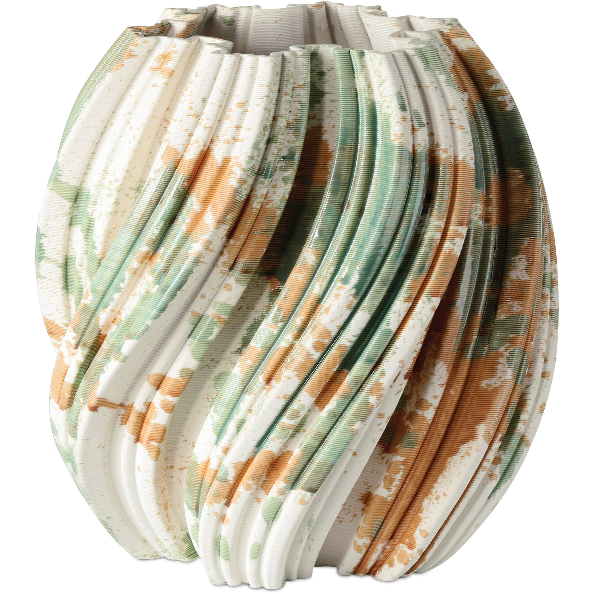 Camouflage 11.5 inch Vase, Medium