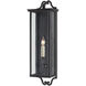 Giatti 1 Light 23.75 inch Midnight Outdoor Wall Sconce, Small