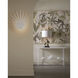 Sisalana 50.25 inch Yeso Blanco and Mirror Console Table, Marjorie Skouras Collection