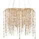 Kealia 10 Light 36 inch Natural/Coco Cream Chandelier Ceiling Light, Large