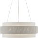 Rousham 6 Light 30 inch Beige/Sugar White Chandelier Ceiling Light