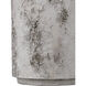 Faux Birch Black/Beige/Pale Gray Planter, Medium