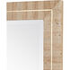 Dezi 36 X 23.75 inch Natural/Brass Mirror