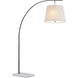 Cloister 70 inch 75 watt Oil Rubbed Bronze/White Floor Lamp Portable Light