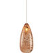 Rame 1 Light 5.5 inch Copper/Silver/Painted Silver Multi-Drop Pendant Ceiling Light