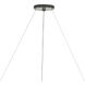 Portmeirion 8 Light 37 inch Satin Black/Abaca Rope Chandelier Ceiling Light