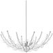 Abberton 4 Light 31 inch Polished Nickel Chandelier Ceiling Light