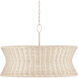 Phebe 4 Light 28.5 inch Bleached Natural and Vanilla Chandelier Ceiling Light