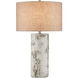 Faux Birch 29.5 inch 150 watt Birch White/Gray Table Lamp Portable Light