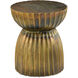 Rasi 18.5 inch Antique Brass Table/Stool