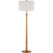 Mitford 66 inch 150 watt Natural Floor Lamp Portable Light