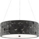 Othman 3 Light 30.5 inch Blacksmith/Sugar White Chandelier Ceiling Light
