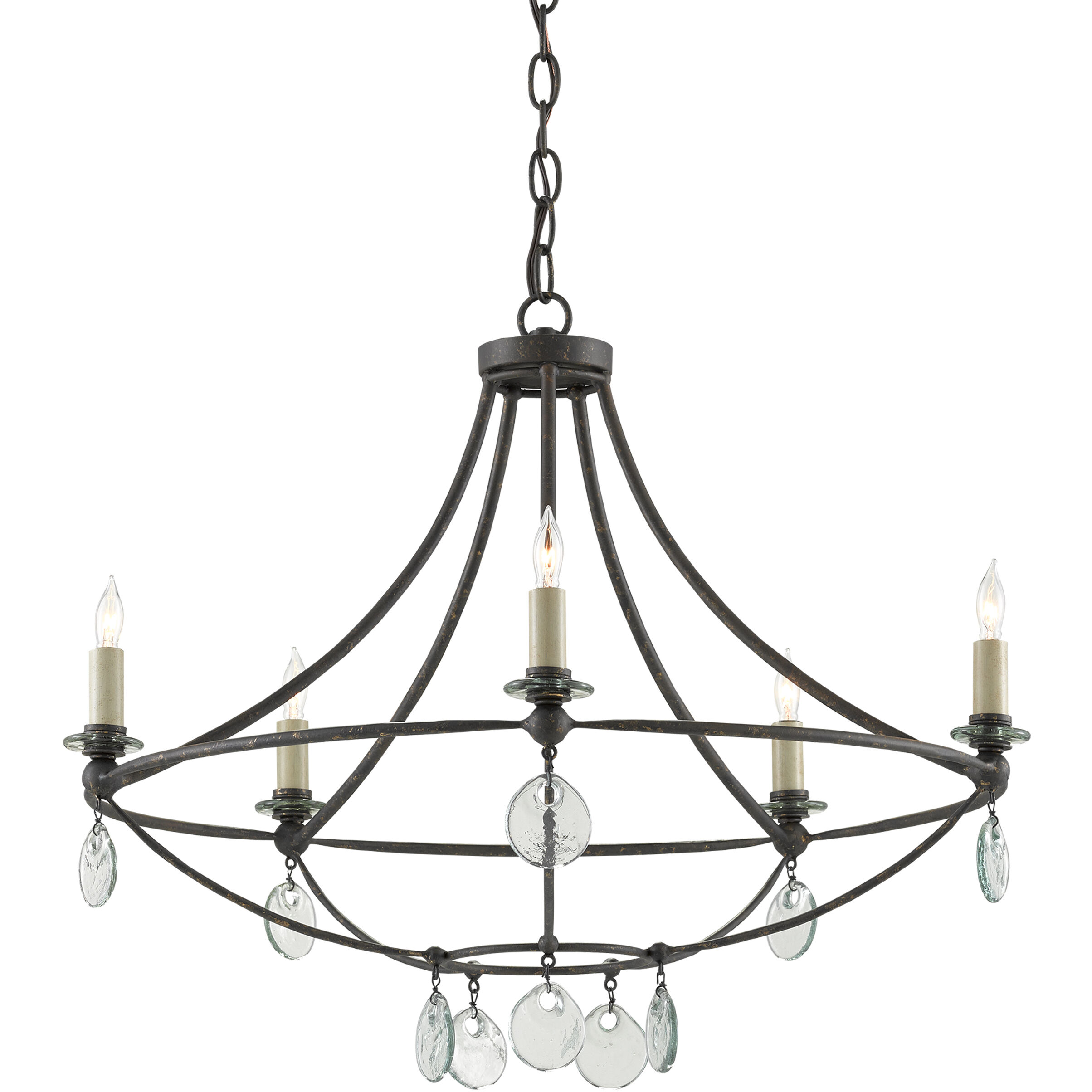 Novella 5 Light 24.5 inch Mayfair Chandelier Ceiling Light, Small