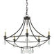 Novella 5 Light 24.5 inch Mayfair Chandelier Ceiling Light, Small