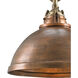 Admiral 1 Light 20 inch Copper/Antique Brass Pendant Ceiling Light
