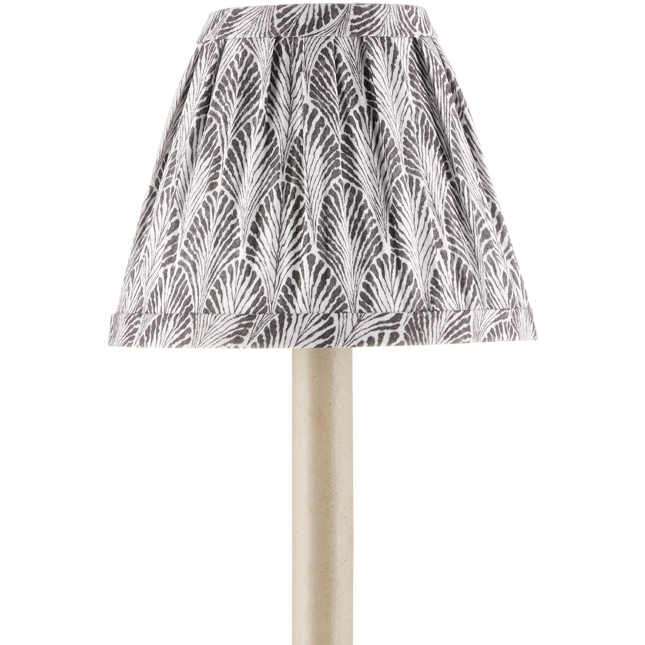 Plume Stone/Ivory Tapered Chandelier Shade