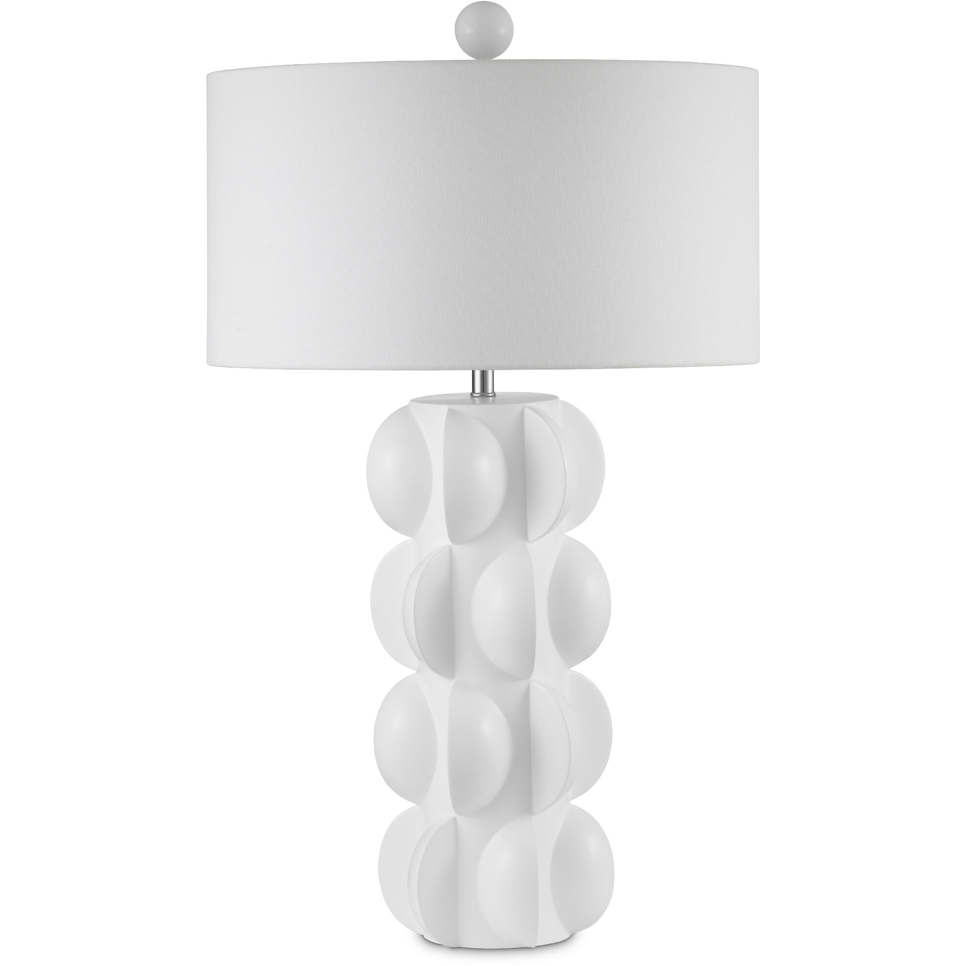 Salizzole 31.25 inch 150 watt White Table Lamp Portable Light