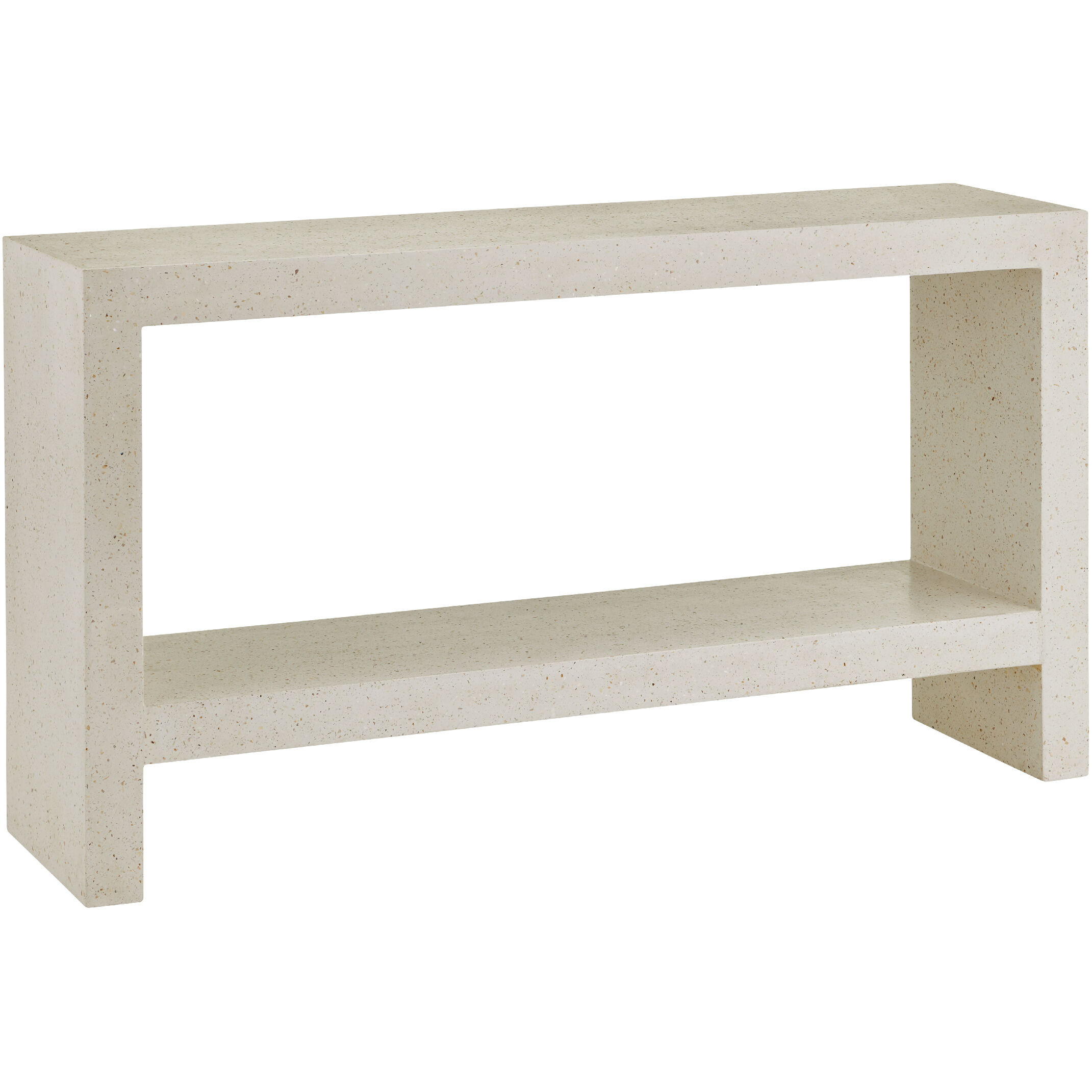 Carson 60 inch Ivory Terrazzo Console Table