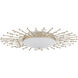 Planisphere 1 Light 28 inch Silver Leaf Flush Mount Ceiling Light