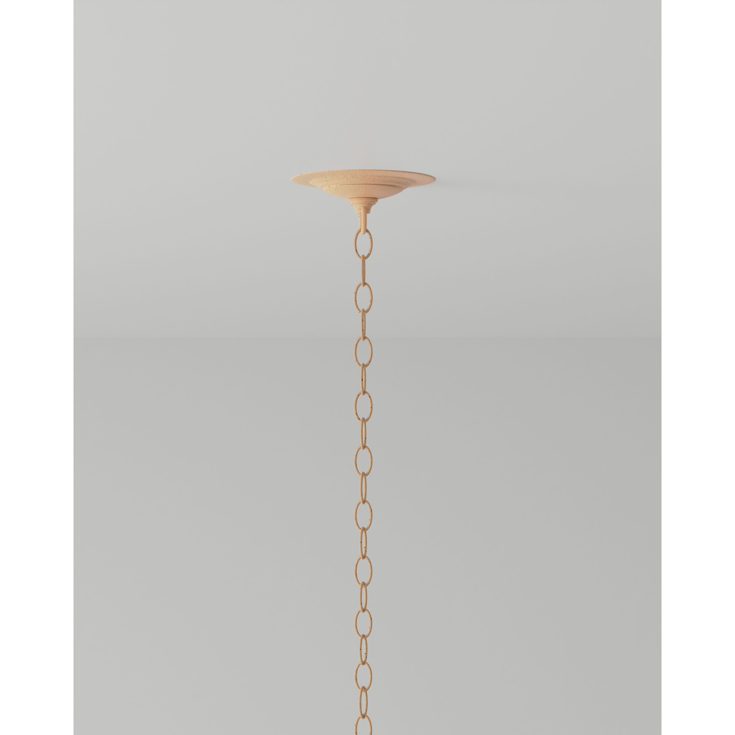 Saxon 6 Light 60.75 inch Painted Rattan/Natural Rattan Chandelier Ceiling Light