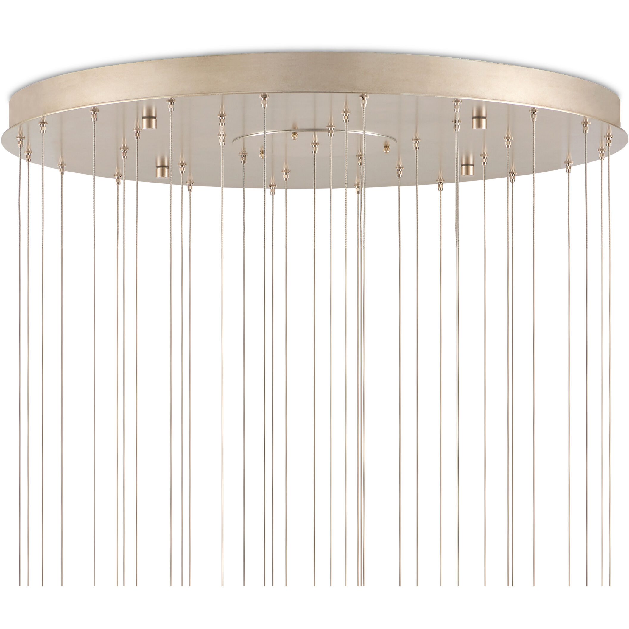 Virtu 36 Light 33 inch Natural/Silver Multi-Drop Pendant Ceiling Light