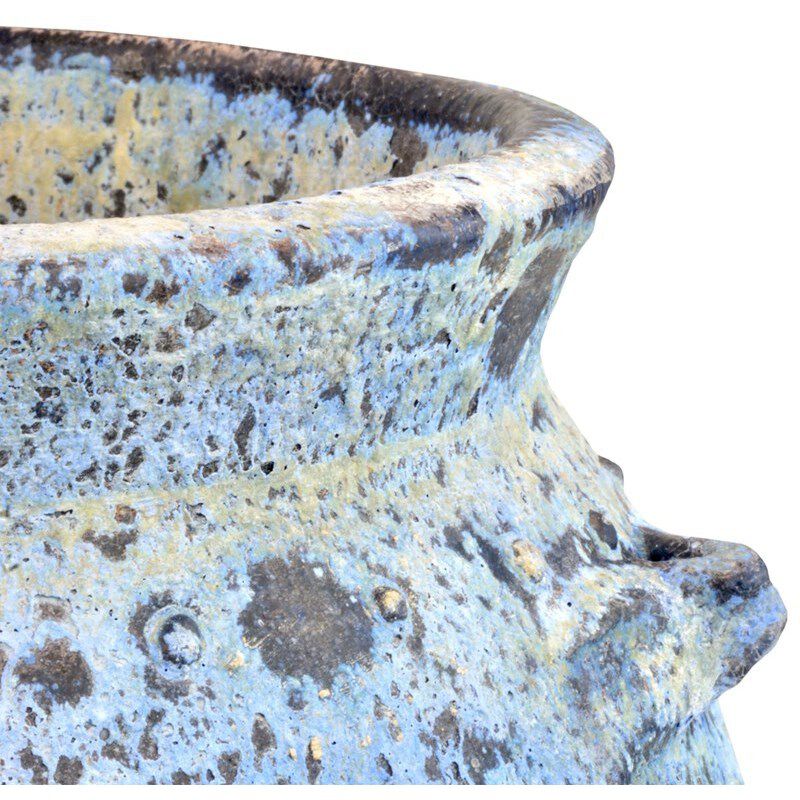 Cinisi Greenish White/Blue Drip Planter, Small