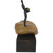 Man on Rock 14.75 X 12.5 inch Sculpture, Small