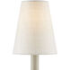 Grasscloth Light Natural Tapered Chandelier Shade
