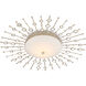 Planisphere 1 Light 28 inch Silver Leaf Flush Mount Ceiling Light