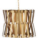 Chaconne 1 Light 27 inch Brass Chandelier Ceiling Light