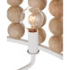 Holcroft 6 Light 32.25 inch Sandstone/Sugar White Chandelier Ceiling Light