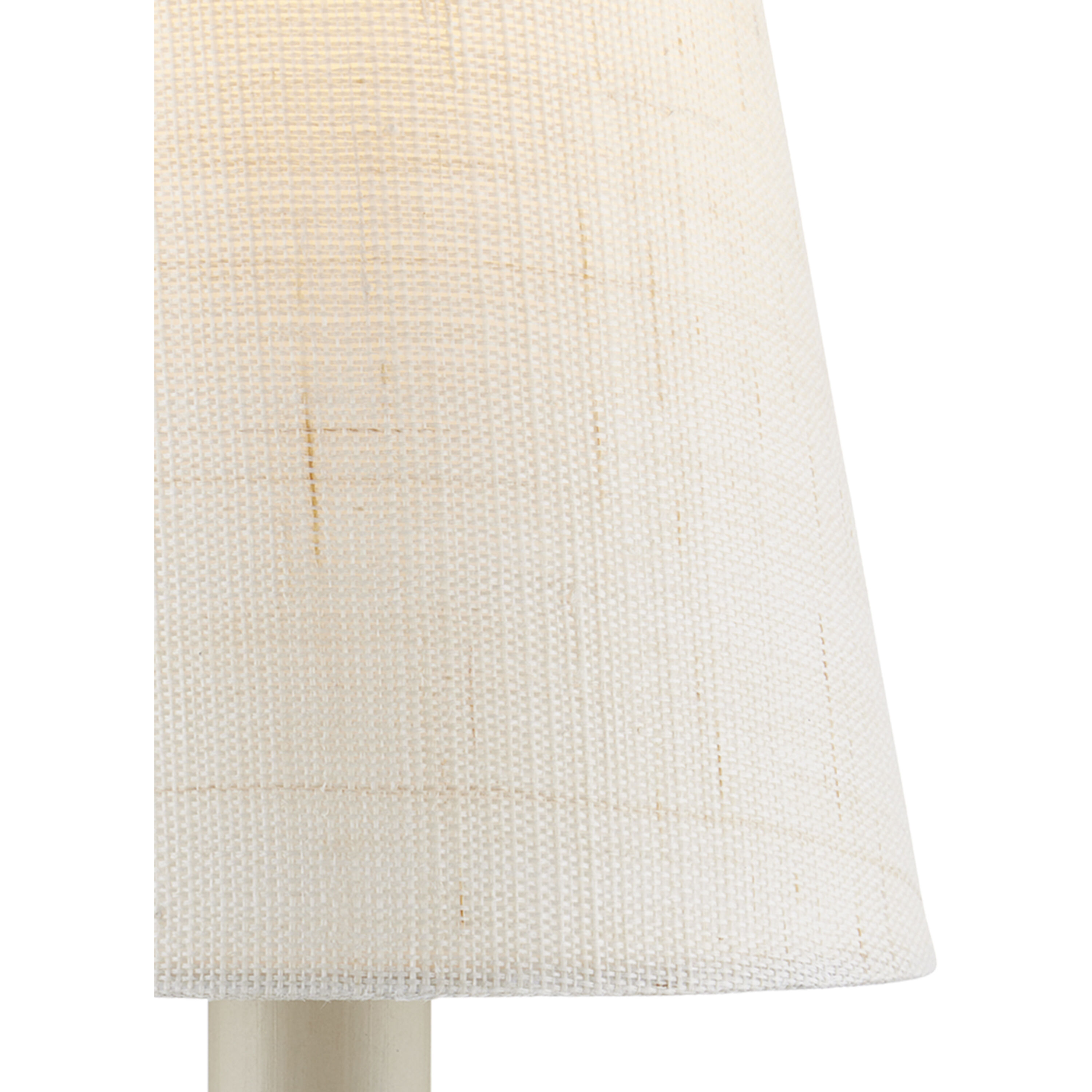 Grasscloth Light Natural Tapered Chandelier Shade
