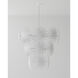 Bismarkia 13 Light 43.5 inch Gesso White Chandelier Ceiling Light, Large, Marjorie Skouras Collection