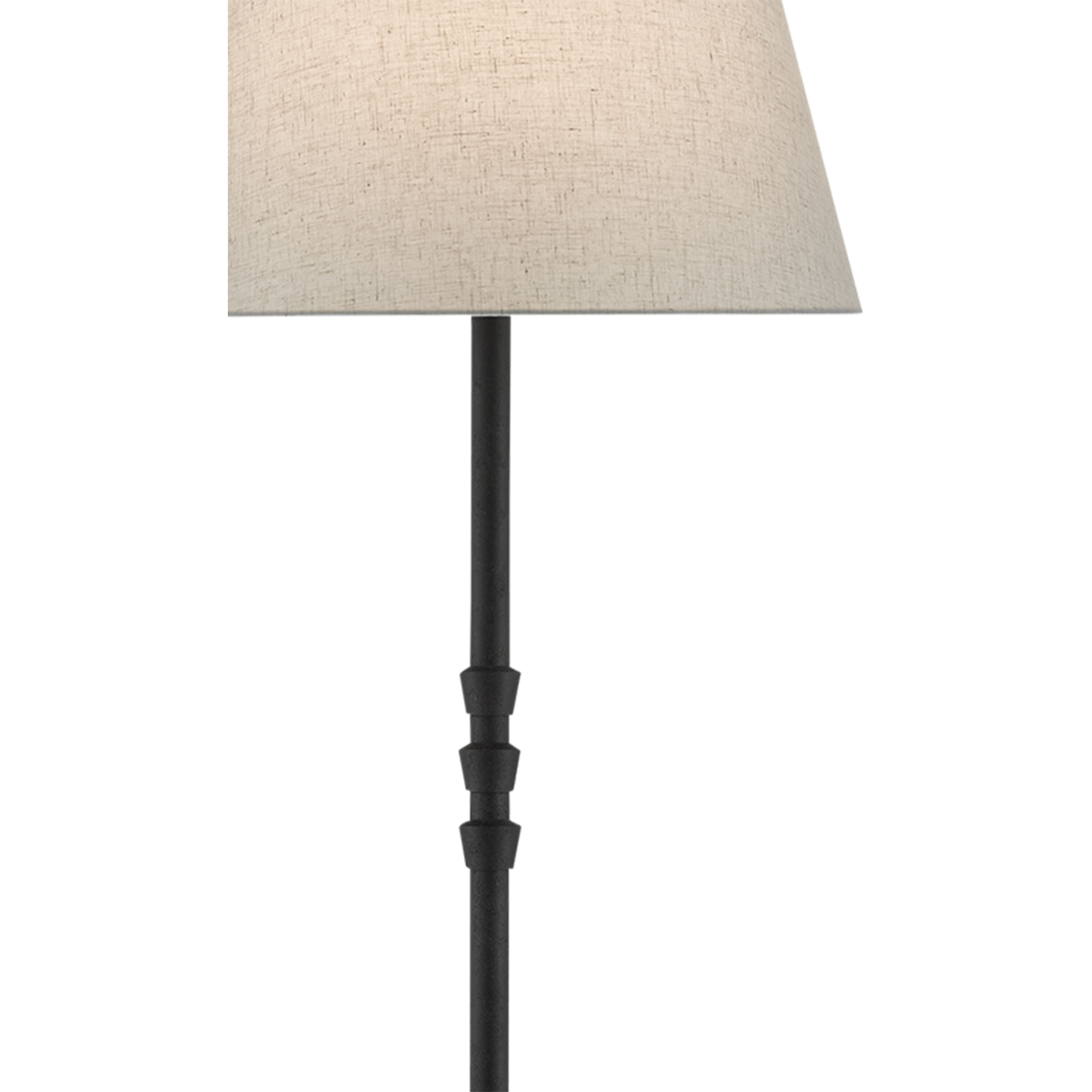 Lohn 69.5 inch 150 watt Molé Black Floor Lamp Portable Light