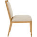 Santos Sea Sand/UV Liller Malt/Satin Brass Side Chair