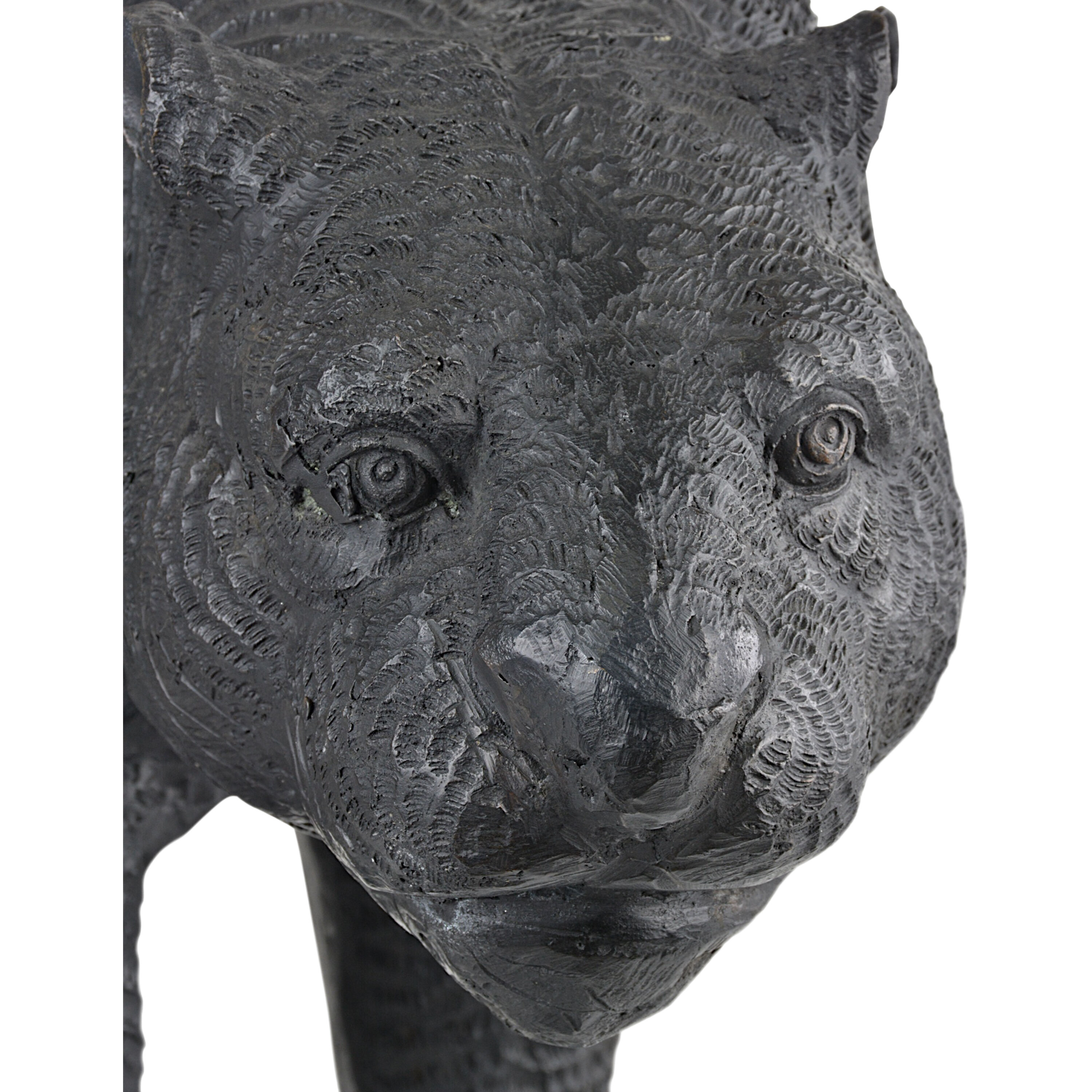 Standing Black Panther 34 X 27.5 inch Sculpture