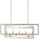 Middleton Linear Chandelier Ceiling Light, Rectangular
