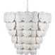 Tulum 8 Light 32 inch White/Sugar White Chandelier Ceiling Light, Marjorie Skouras Collection