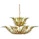 Babylon 11 Light 47 inch Green/Contemporary Gold Leaf/Contemporary Gold Two-Tier Chandelier Ceiling Light