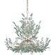 Baobab 12 Light 41 inch Clear/Contemporary Silver Leaf/Contemporary Silver Chandelier Ceiling Light, Large