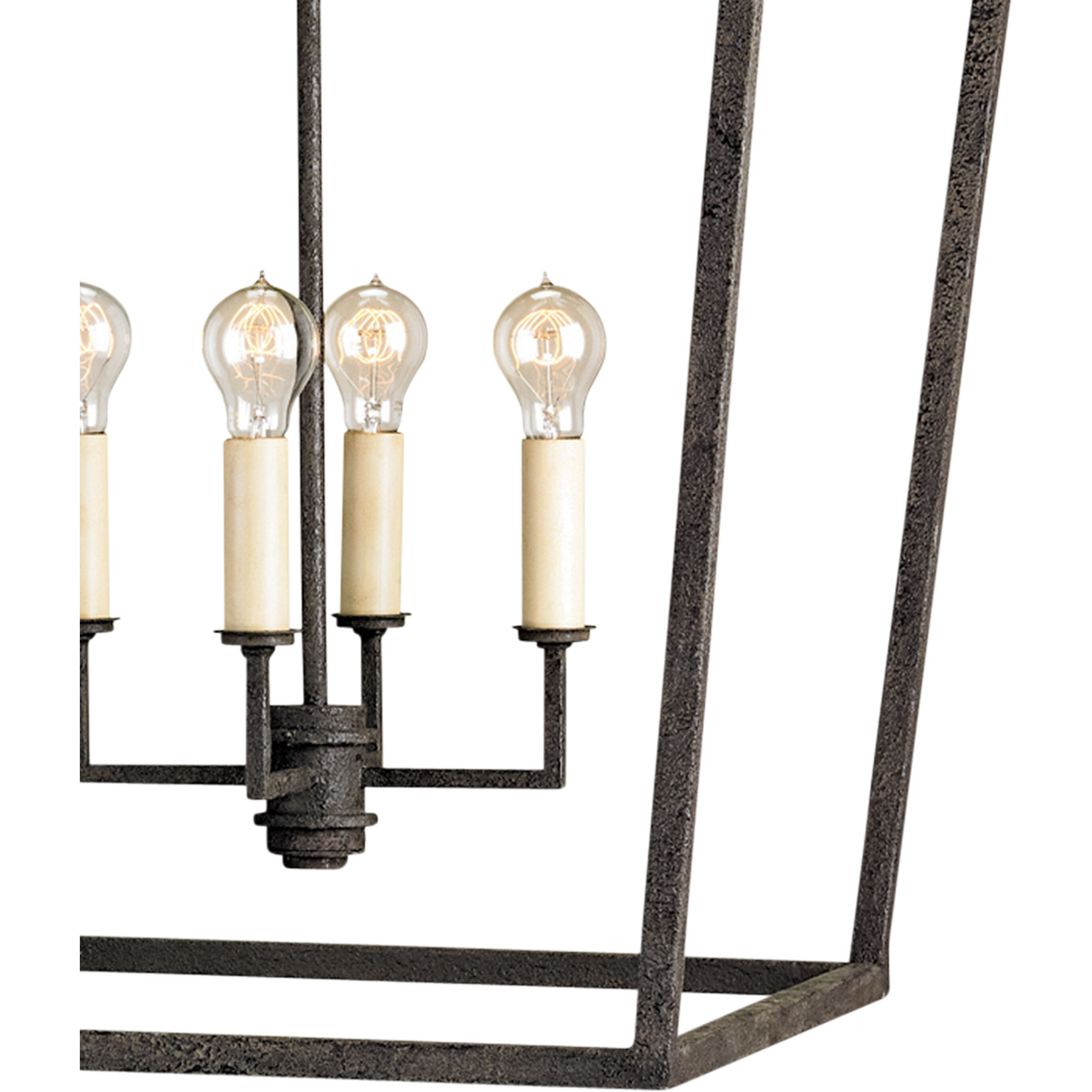 Denison 4 Light 26 inch Molé Black Lantern Pendant Ceiling Light, Large