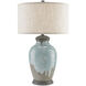 Chatswood 28.5 inch 150 watt Blue-Green/Gray/Hiroshi Gray Table Lamp Portable Light