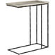 Boyles 24 X 20 inch Nickel/Black C Table